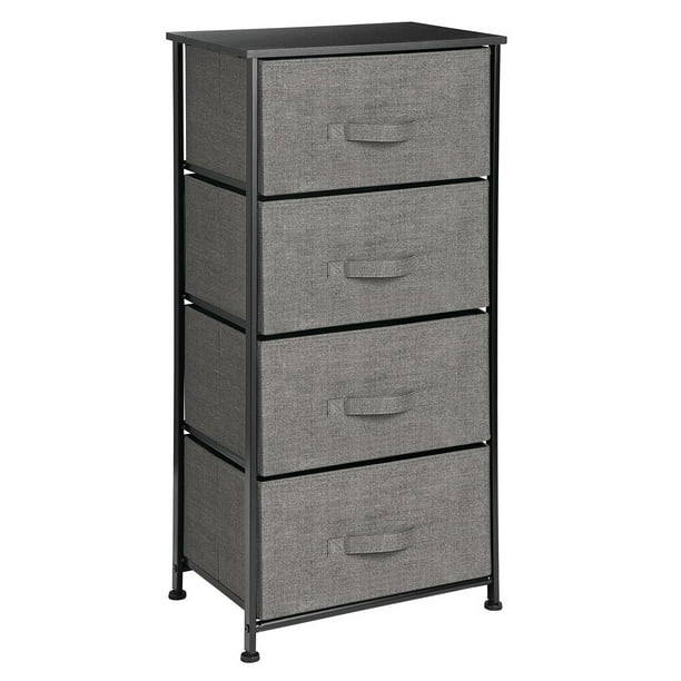 Storage Cabinet Space Saving 4 Drawers 17.8" Vertical Dresser Storage Tower